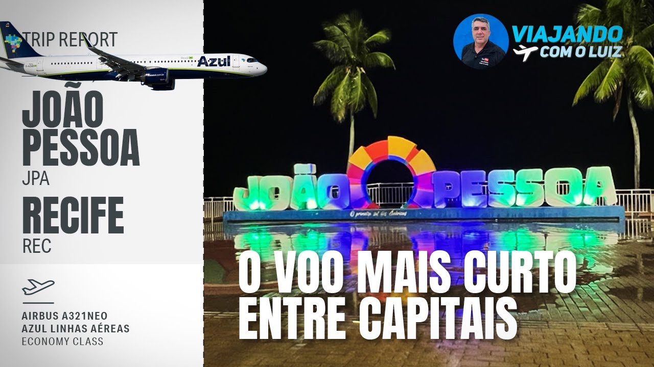 VOO CURTO COM O A321 - JOÃO PESSOA-PB X RECIFE-PE