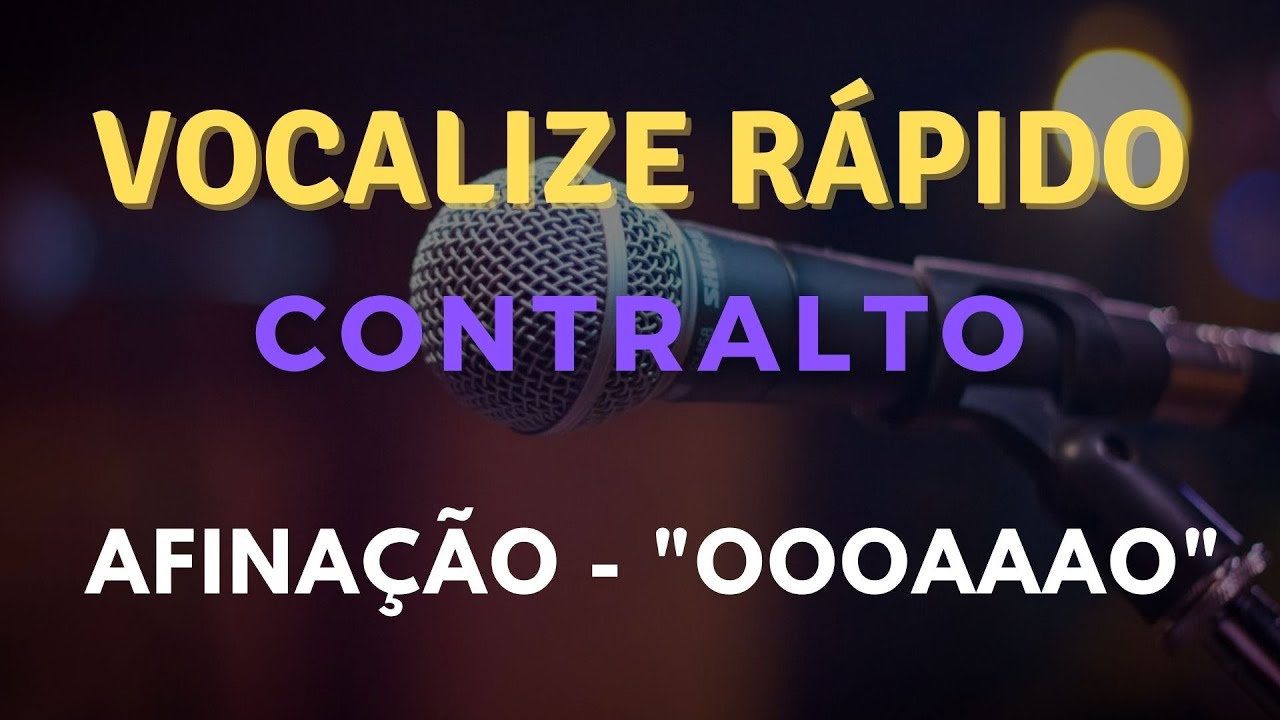 Vocalize para Afinação - Contralto - 