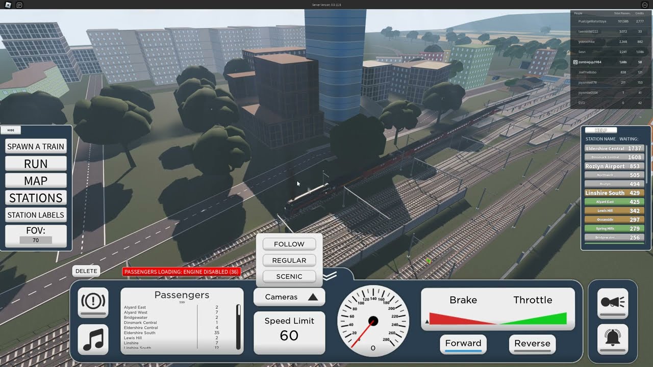 playing terminal railways N&W 611 #roblox #train #611