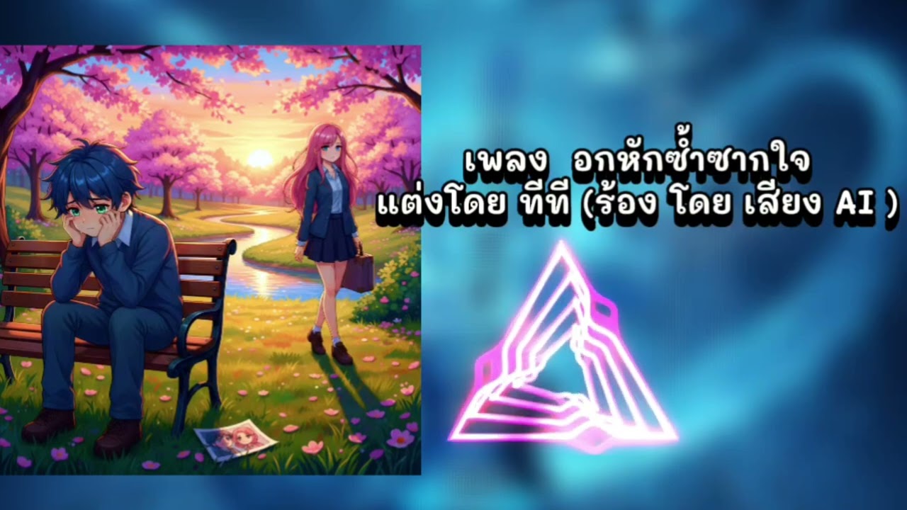 เพลง อกหักซ้ำซากใจ แต่งโดย ทีที (ร้อง โดย เสียง ระบบ AI )