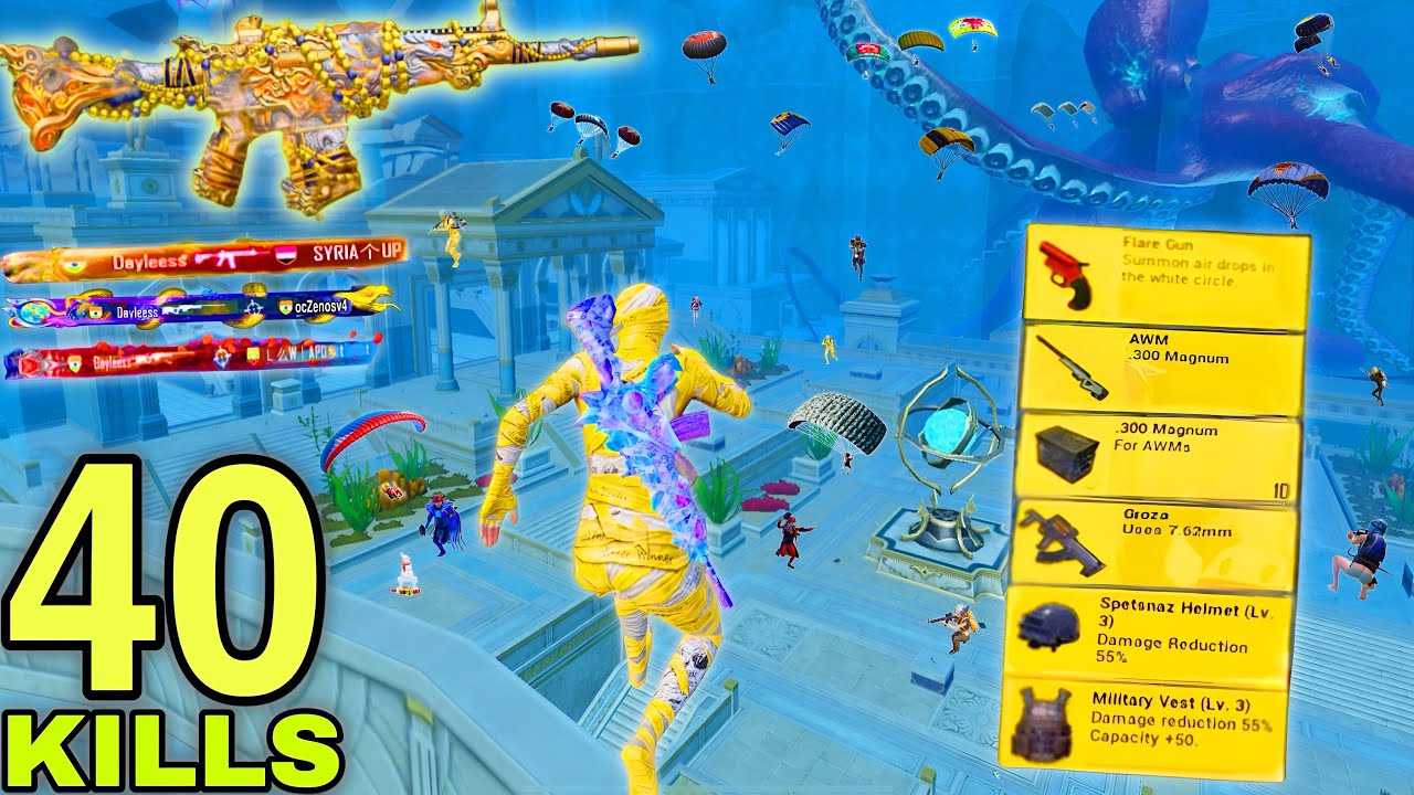40 Kills!🥵 NEW BEST AGGRESSIVE RUSH GAMEPLAY w/ MUMMY SET😍SAMSUNG,A7,A8,J5,J7,J2,J3,XS,A3,A4,A5,A6