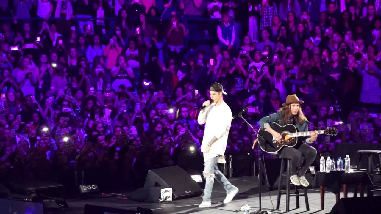 Justin Bieber - As Long as you love me (Acustic Live) Chicago