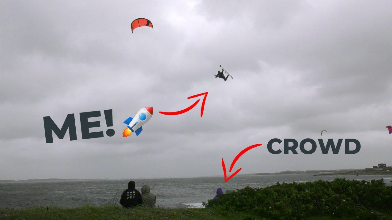 Kitesurfing in a Crazy Scary Storm in Cold Hawaii | Denmark