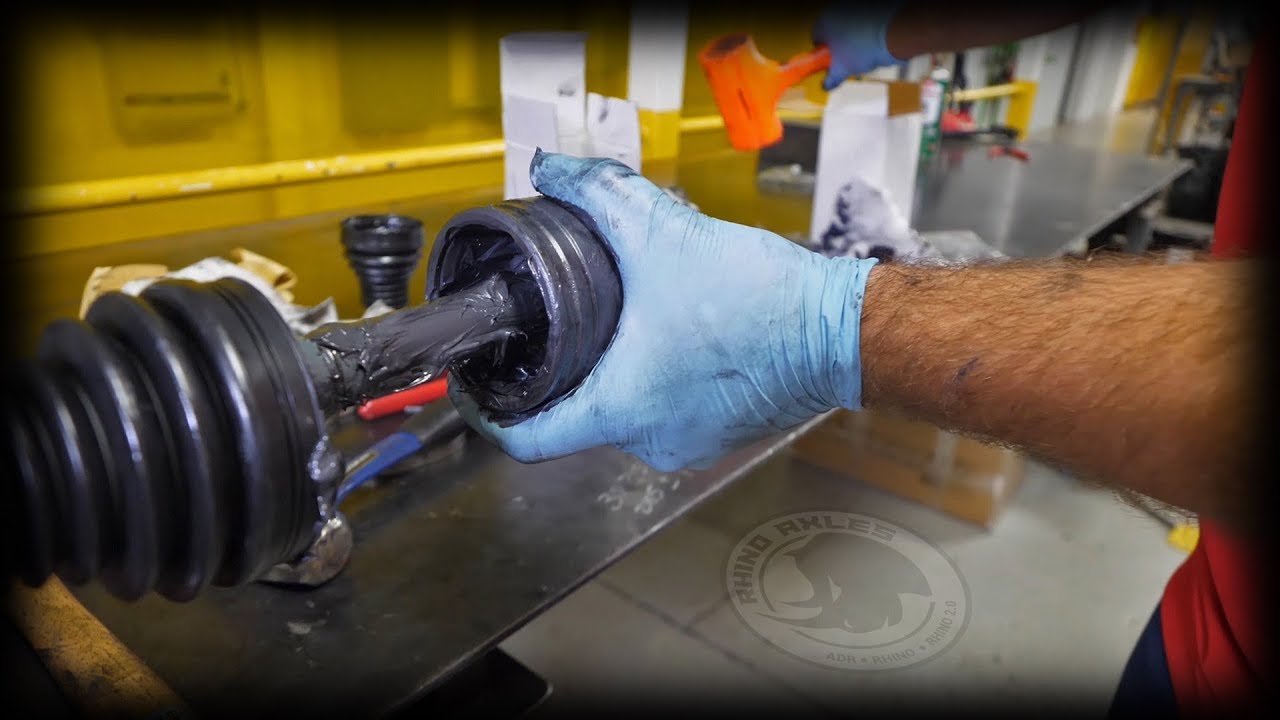 HOW TO CHANGE CV BOOT ON RHINO BRAND AXLES - RHINO 2.0 - RHINO X300