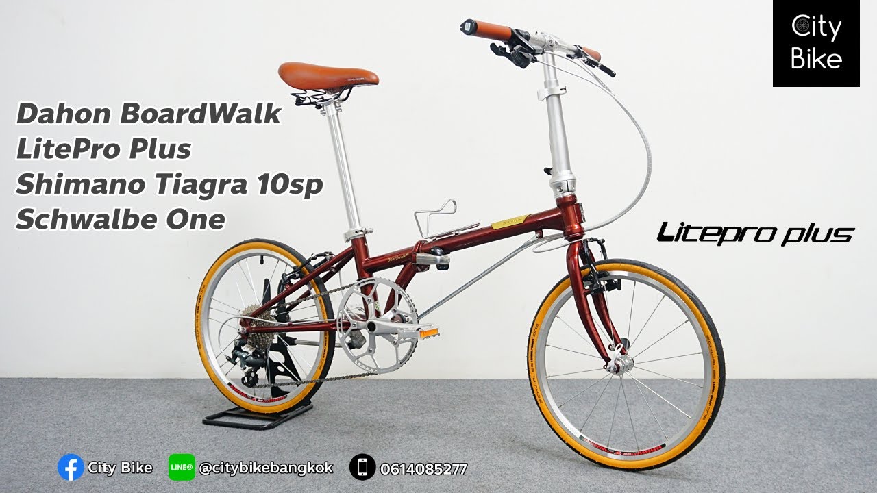 Upgrade Dahon BoardWalk แต่งจักรยานพับ ชุดแต่ง Litepro , Shimano , Dahon , Schwalbe by City Bike