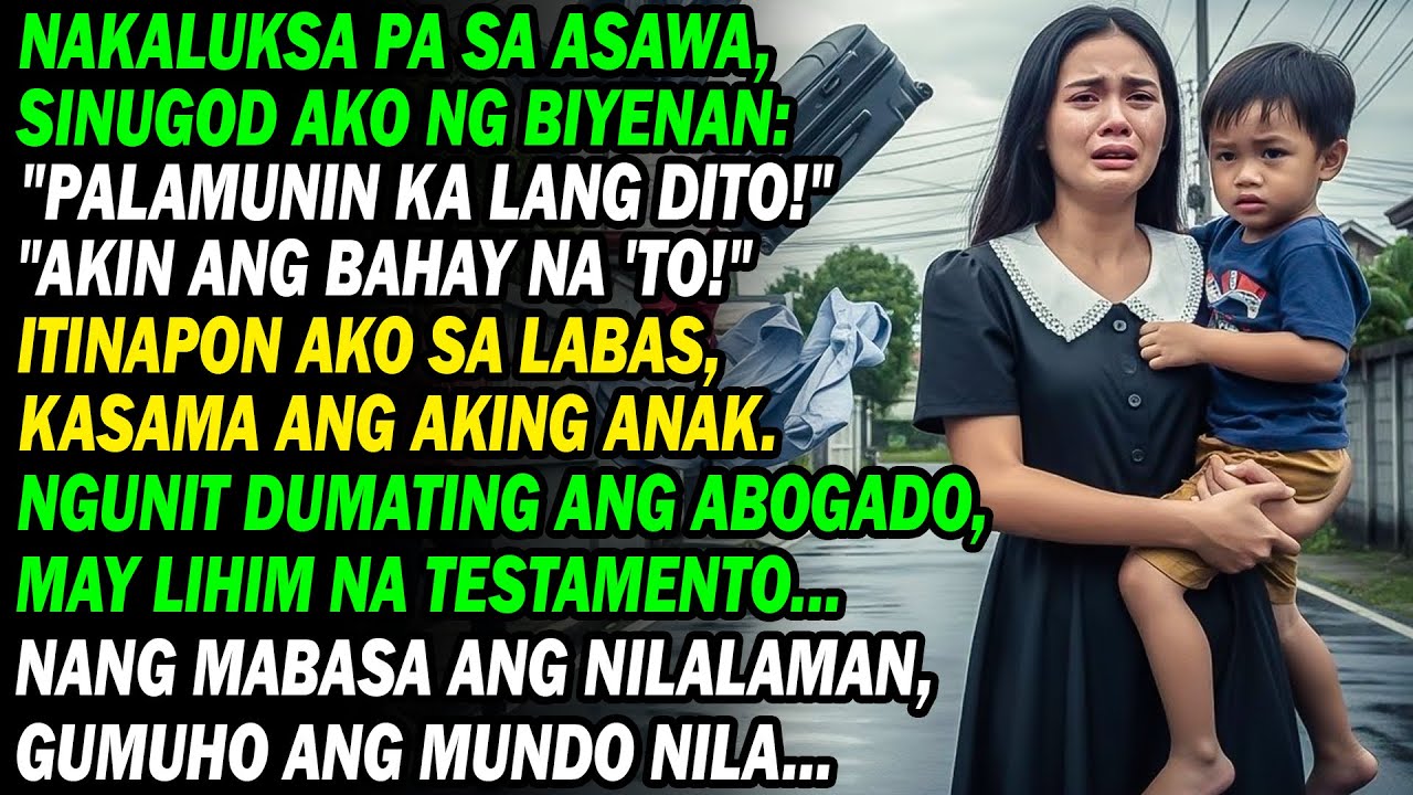 Hindi Pa Tuyo Ang Lupa Sa Puntod Ng Asawa Ko, Pinalayas Kami 😡 Akala Niya Sa Kanya Na Ang Lahat...