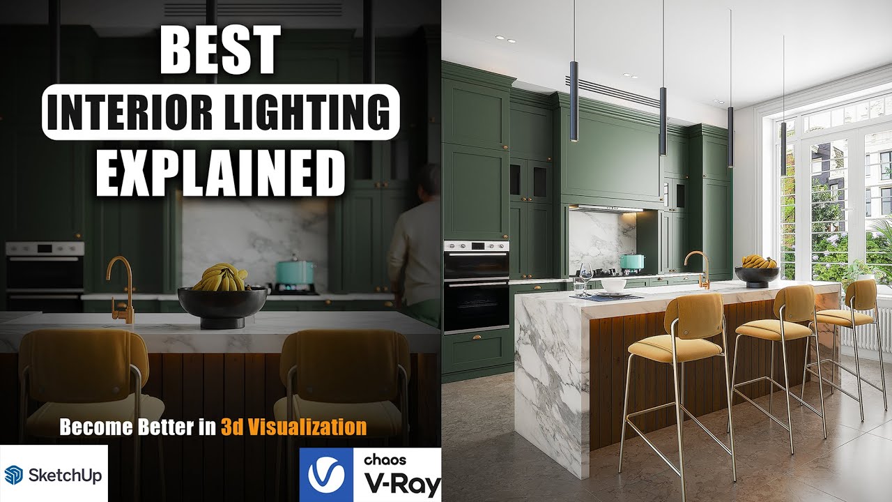 РЕАЛИСТИЧНОЕ ОСВЕЩЕНИЕ В ИНТЕРЬЕРЕ: ОБЪЯСНЕНИЕ | V-Ray для SketchUp | Самое важное видео для вас