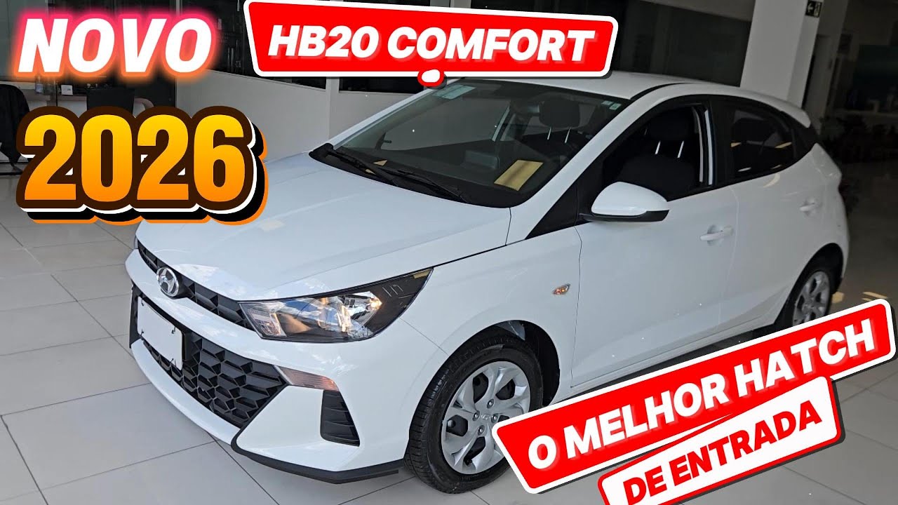 NOVO HB20 COMFORT 2026 OQUE MUDOU E PREÇO ATUALIZADO