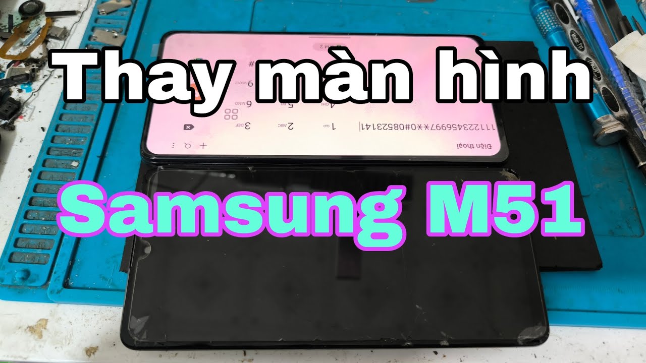 Thay màn hình Samsung M51 oled đẹp