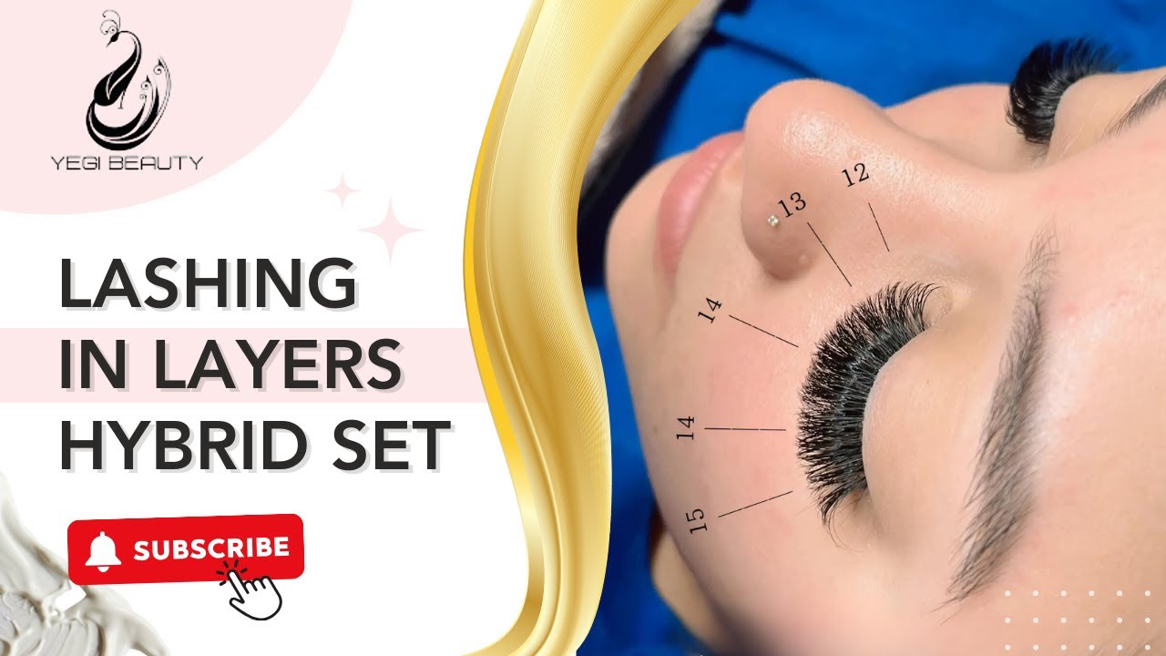 Create Stunning Hybrid Lashes: Yegi’s Layering Secrets for Classic & Volume Extensions