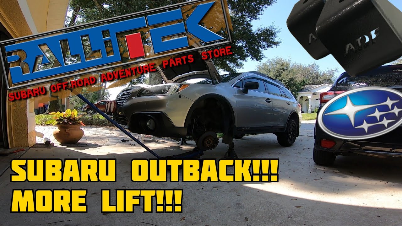 Внедорожная модификация Subaru Outback!!! Установка новых запчастей на Subaru!!!