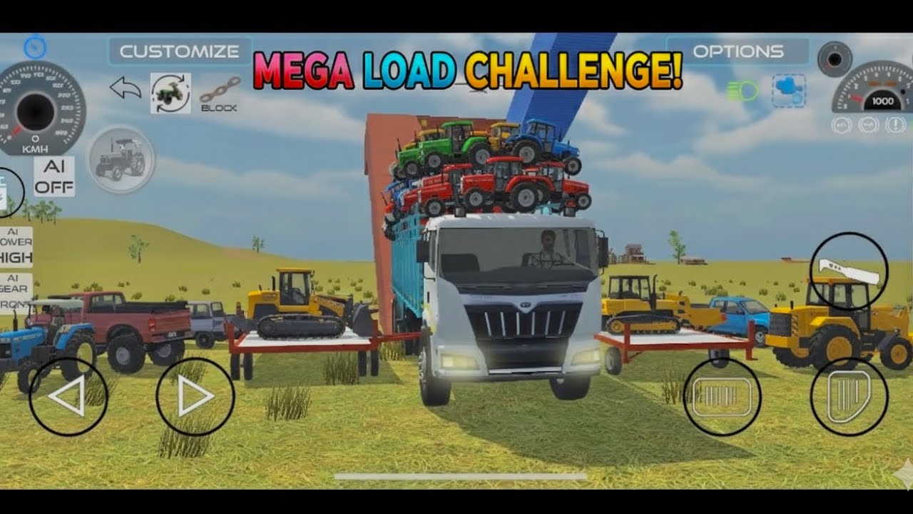 Drive JCB and Unloading Stone From Dumper in Game#jcb #tractor #dumper#truck#gamingvideos