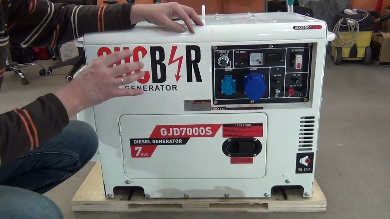 Тихий дизельний генератор GUCBIR GJD7000S 5,5 кВт - потужний,  економний, надійний, турецький