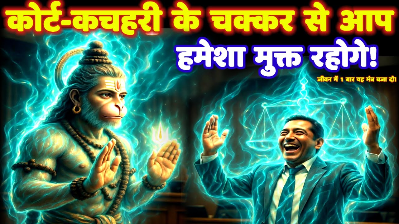 कोर्ट-कचहरी ⚖️ में जीत पाने के लिए चमत्कारी हनुमान मंत्र | Hanuman Vijay Mantra | Hanuman Mantra