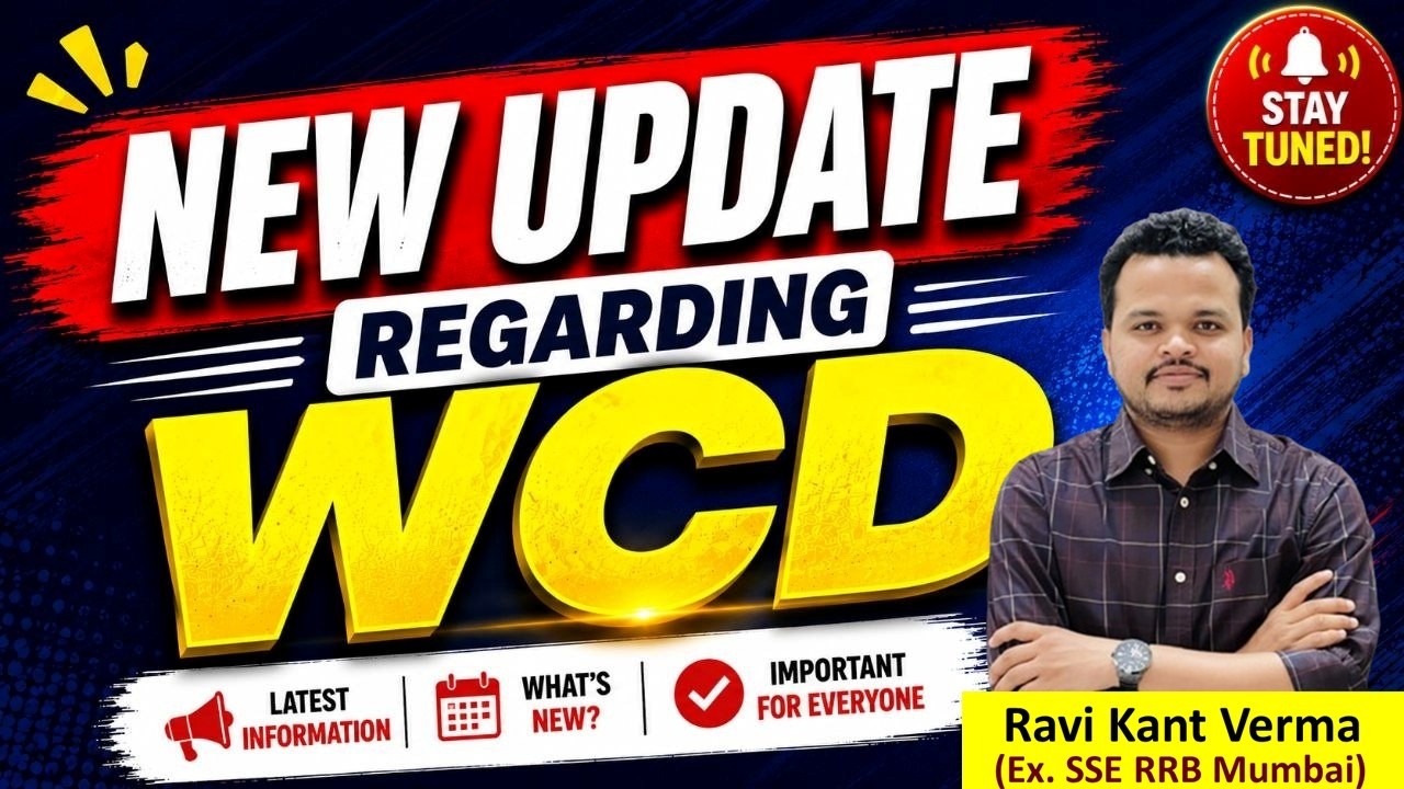 WCD Update | JE Center By Ravi Kant Verma #mpsc #wcd