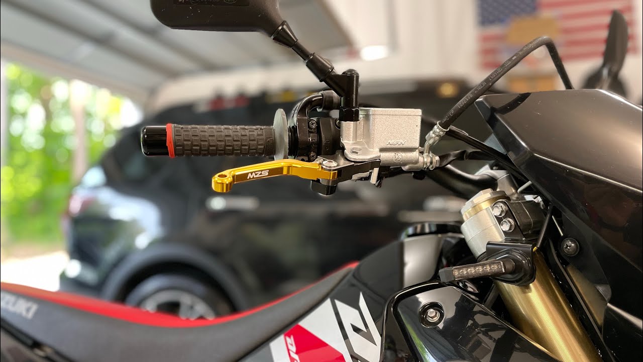 MZS Levers. DRZ400SM Install!