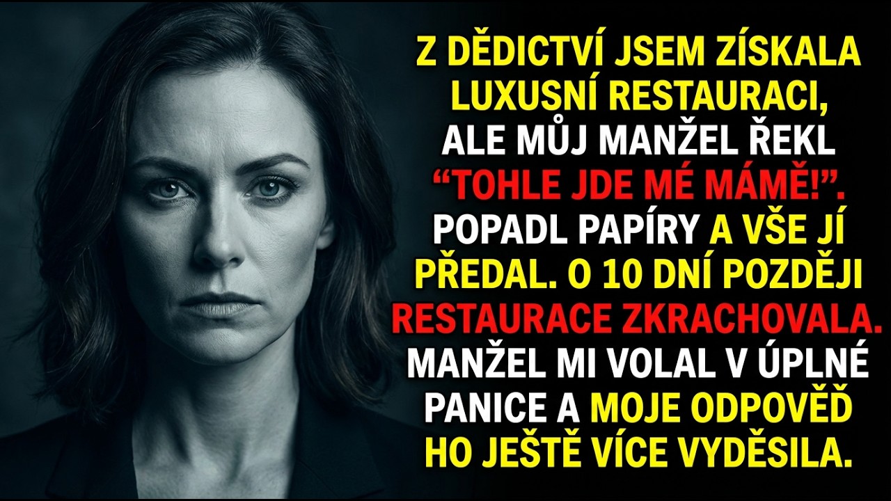 Koupila jsem vysněnou restauraci, ale muž: „Moje máma si ji zaslouží!“