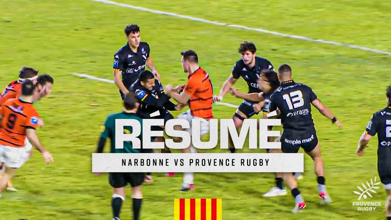 Narbonne - Provence Rugby : le résumé vidéo