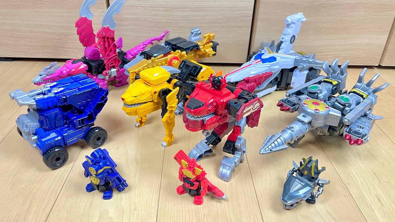 【PowerRangers Zenkaiger All megazord】ゼンカイジャーの全DXロボで遊んでみた