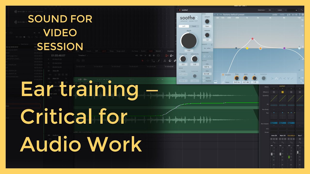 Sound for Video Session: Why Ear Training is Critical for Audio Work
