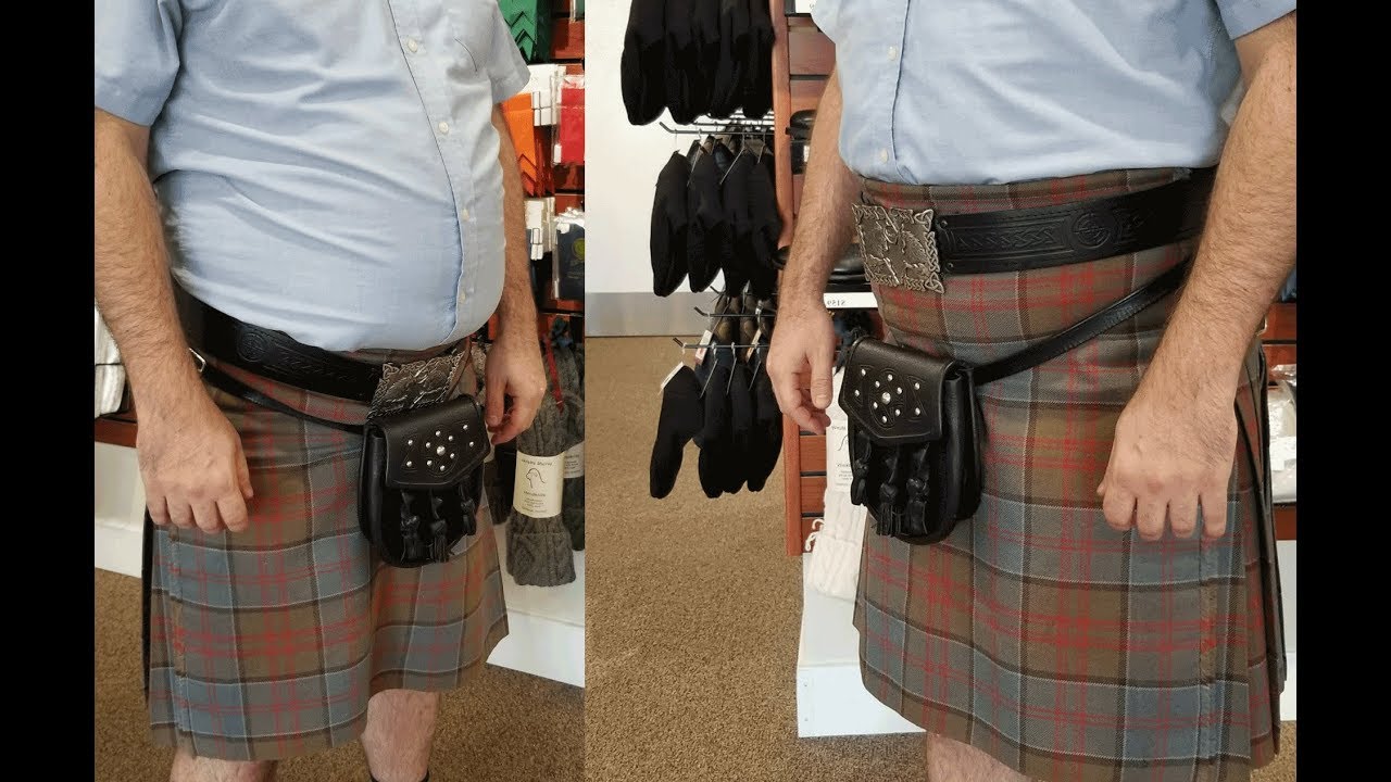 Keeping a Kilt Up on a Big Belly