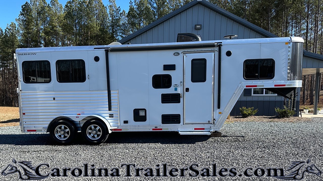 2018 Merhow 2 Horse - Ultimate Compact Luxury Horse Trailer | Full Tour & Review