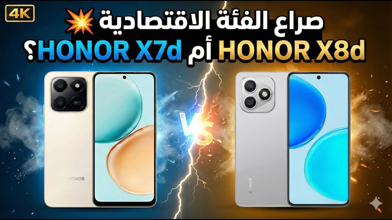 صراع الفئة الاقتصادية 💥 HONOR X7d أم HONOR X8d؟