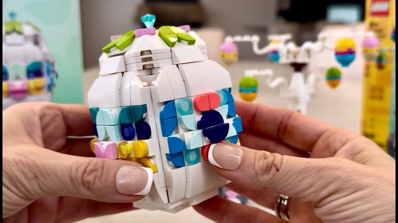 Декоративное пасхальное яйцо LEGO | Лучший подарок в пасхальную корзину? Идея подарка для пасхаль...