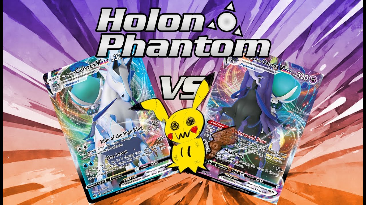 2021 Format Pokemon TCG Halloween Battle! Ice Rider Calyrex Vs Shadow Rider Calyrex!