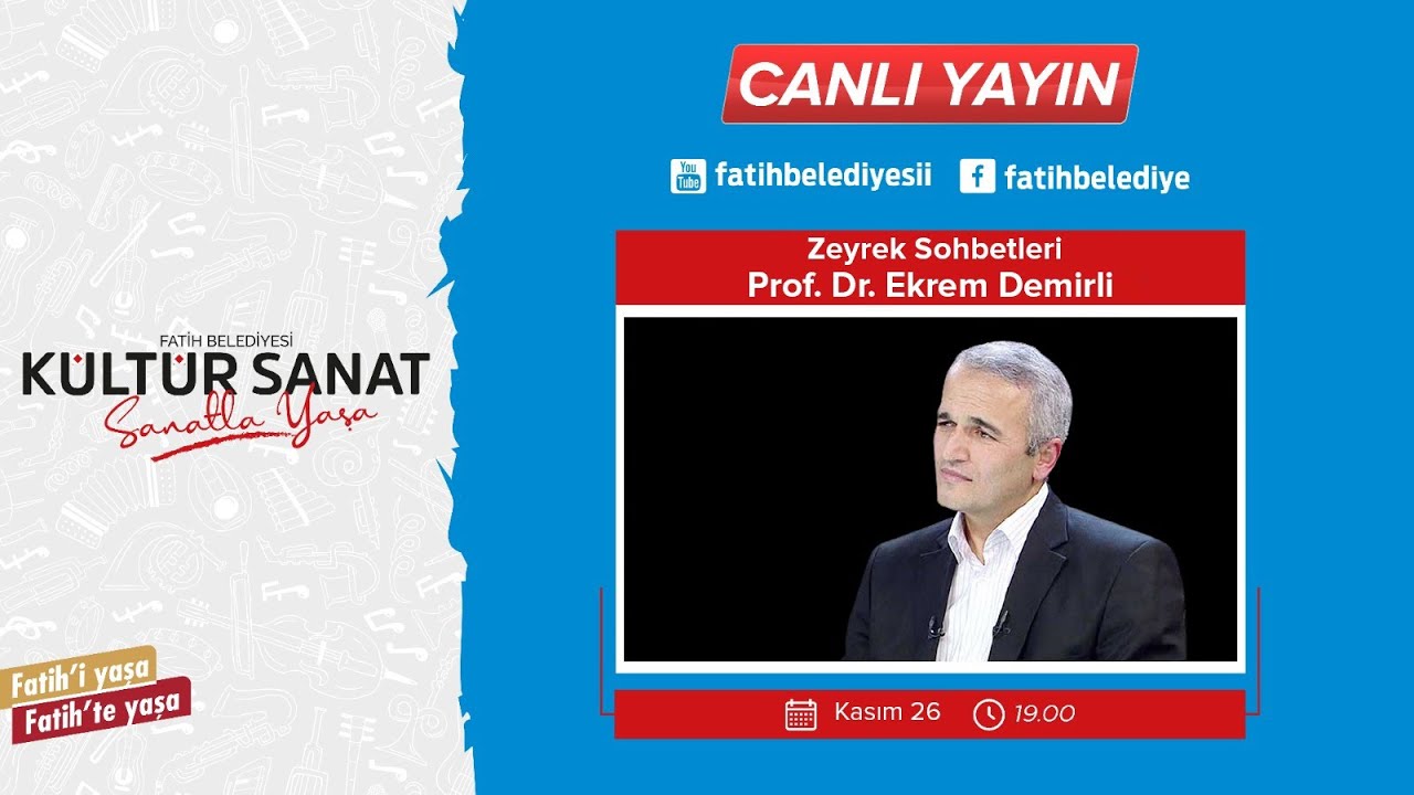 İbnü’l Arabî Metafiziği’ne Giriş: Fusûsü’l-Hikem Okumaları | Prof. Dr. Ekrem Demirli | 27 Kasım 2020