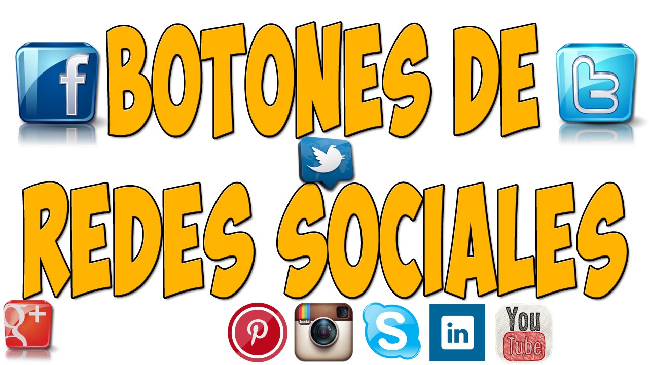 COMO AGREGAR BOTONES DE REDES SOCIALES HTML - ICONOS SOCIALES BLOGGER WORDPRESS