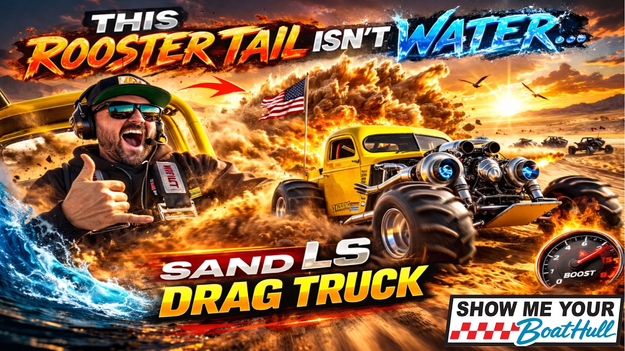 1,000HP Turbo LS Sand Truck Throws a MONSTER Roost