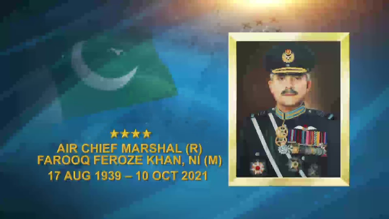 A short documentary on the life of Air Chief Marshal (retd) Farooq Feroz Khan (deceased)