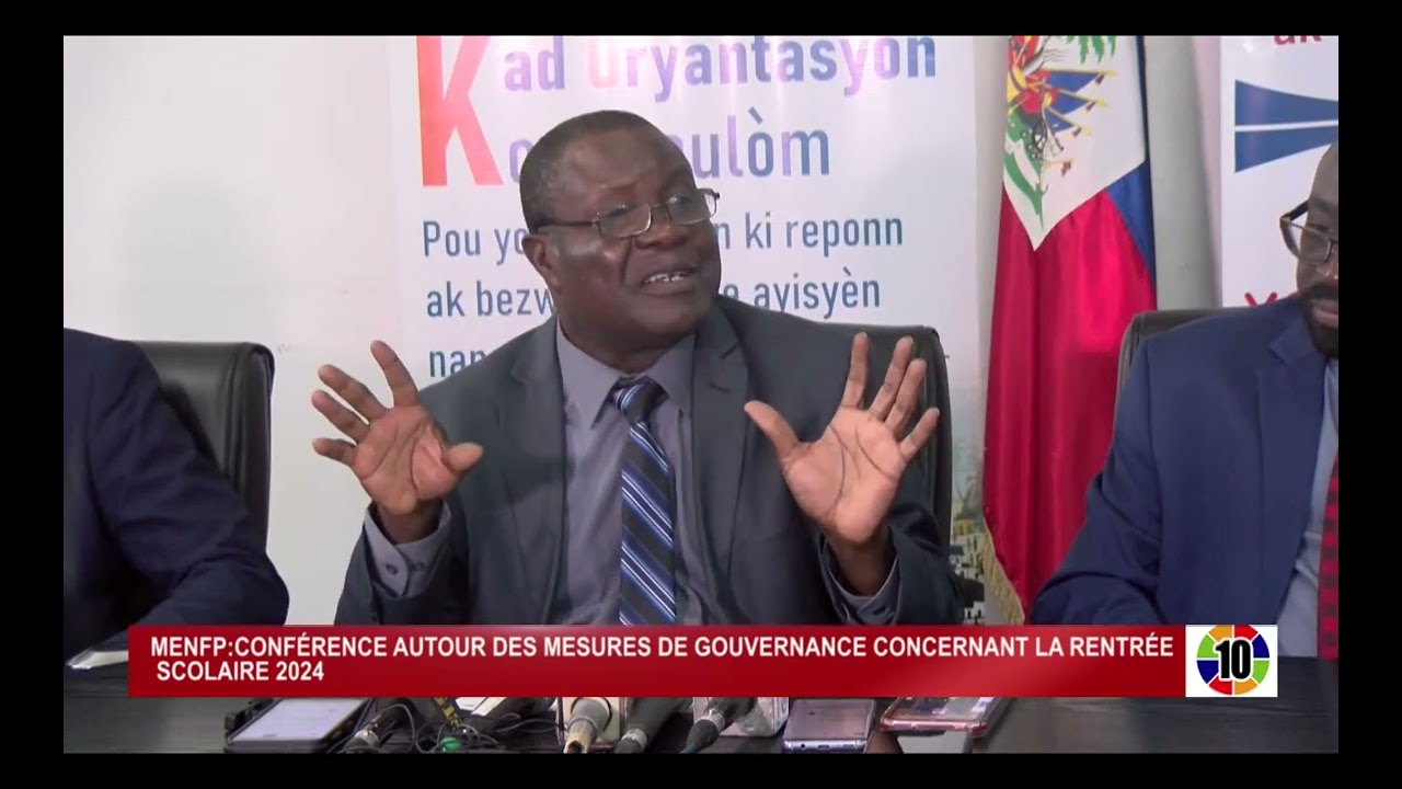 Conférence autour des mesures de gouvernance sur la rentrée scolaire 2024