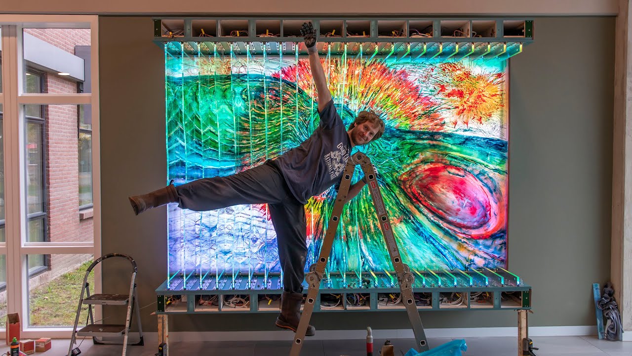 Installation Artwork Jop Vissers Vorstenbosch @ Nikhef