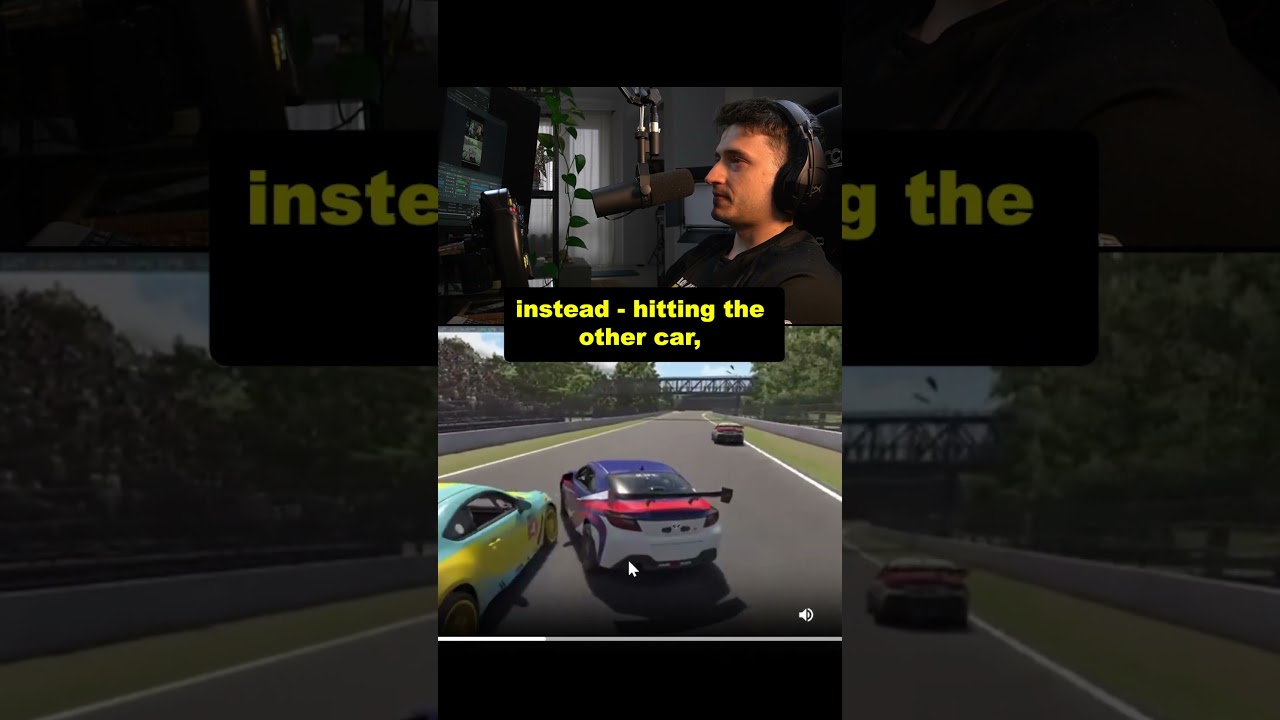 Преднамеренное столкновение в симуляторе гонок? 