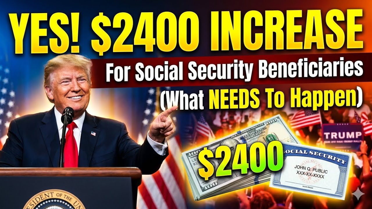 ДА! ПРИБАВКА $2400 к социальному обеспечению | Выплаты SSA, SSI, SSDI