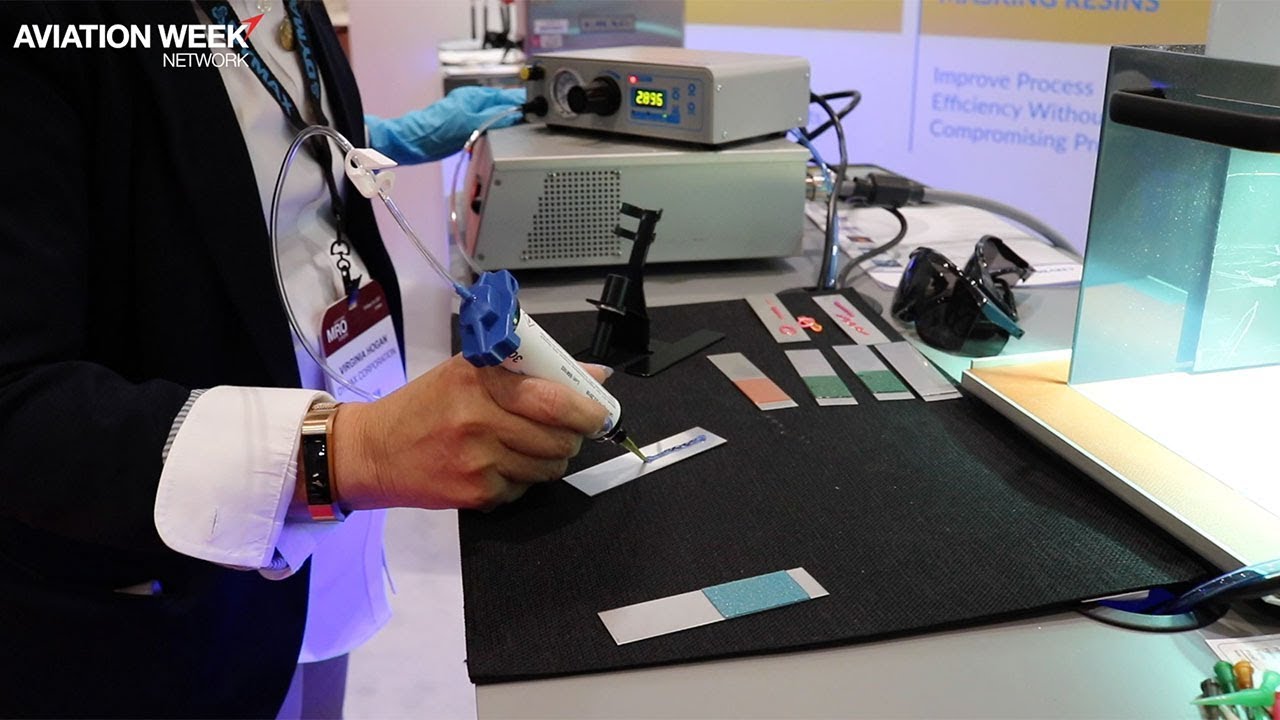 Dymax See-Cure Demo At MRO Europe 2017