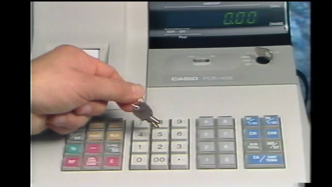 Casio - Electronic Cash Register - PCR-308 / PCR-408 / CE-2300