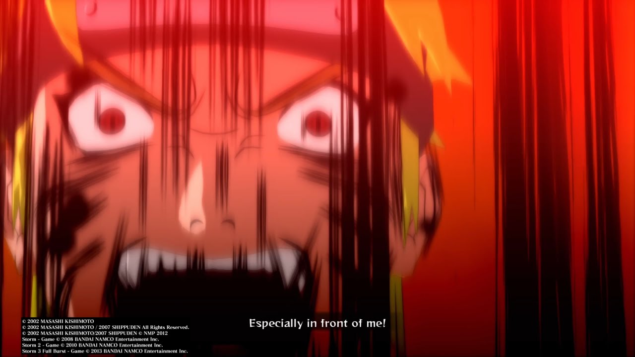 The Nine Tails Takes over against Orochimaru