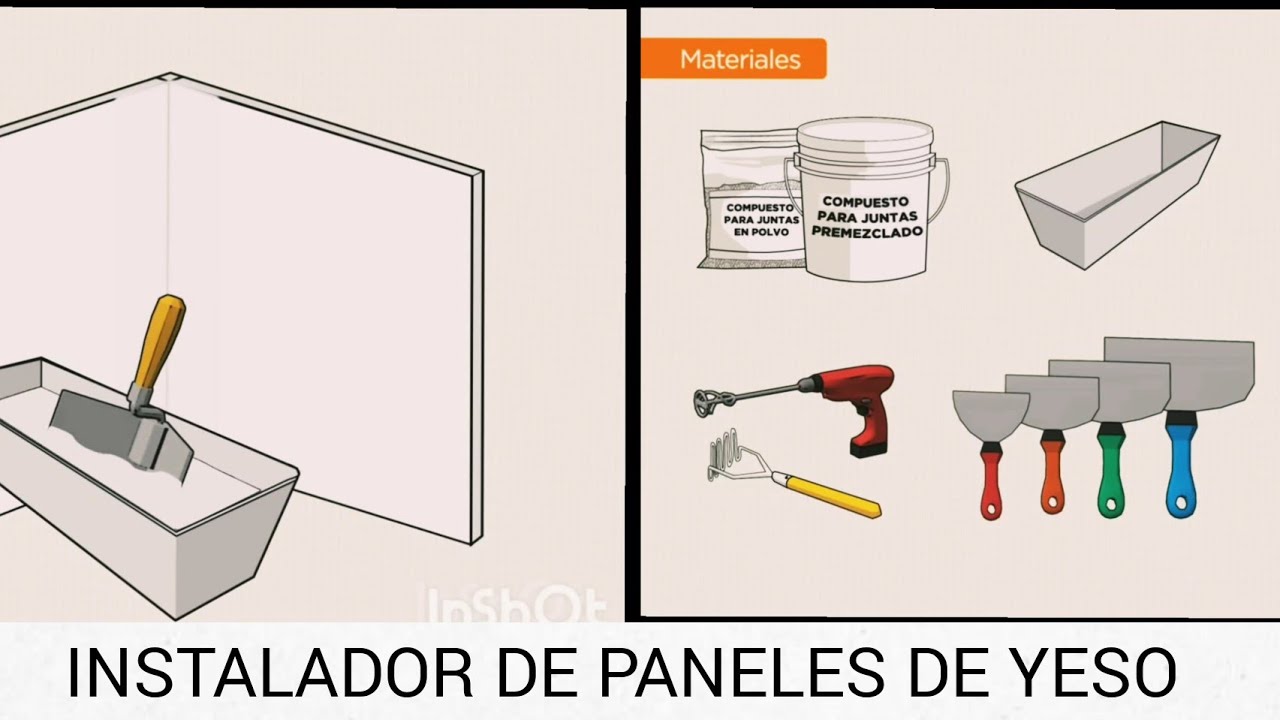 CURSO COMPLETO DE INSTALADOR DE  PANELES DE YESO