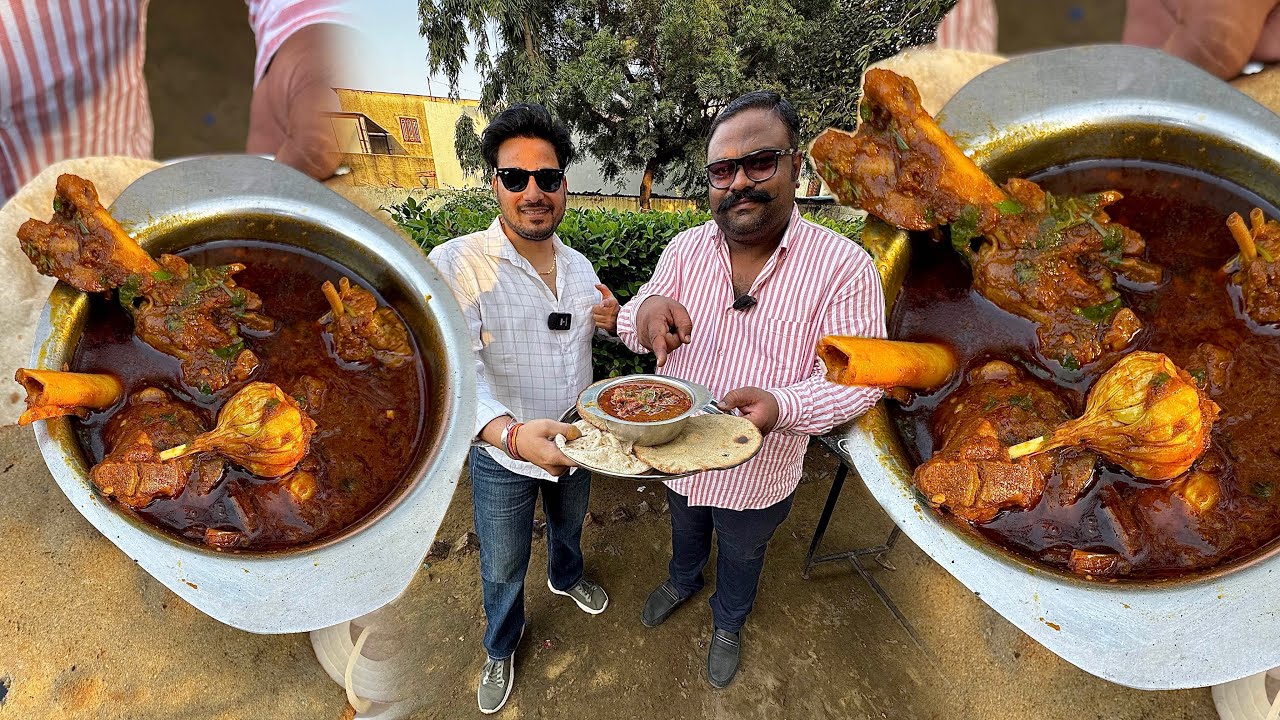 Karni House। अजमेर ब्यावर Highway पर खुली जगह मे बना सिगड़ी का मांस Ft. Devsa Piproli | MUTTON AJMER