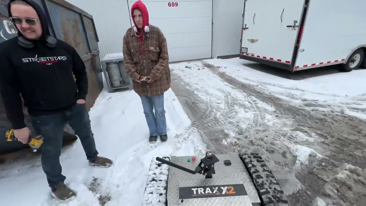 ❄️ TRAX J5 vs. Snow! The Ultimate Remote-Controlled Trailer Dolly Conquers Winter Terrain!