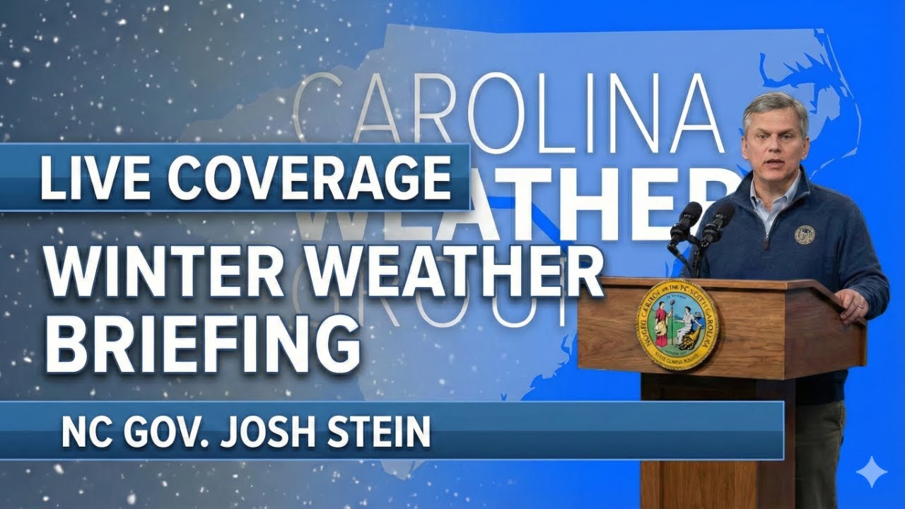 NC Gov. Josh Stein winter storm briefing - Jan. 22, 2026