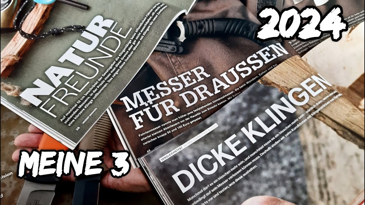 Meine 3 Outdoormesser 2024