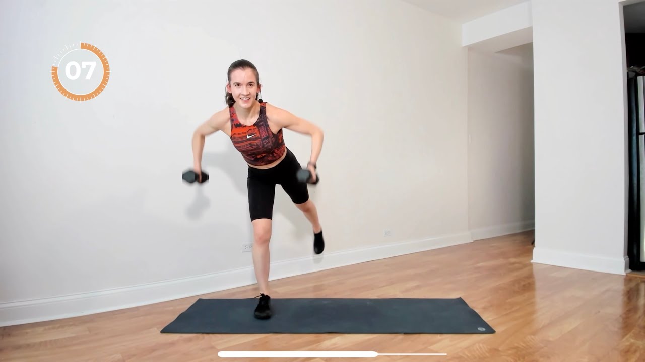 HIIT w/ dumbbells - cardio, strength, balance (2/4/25)