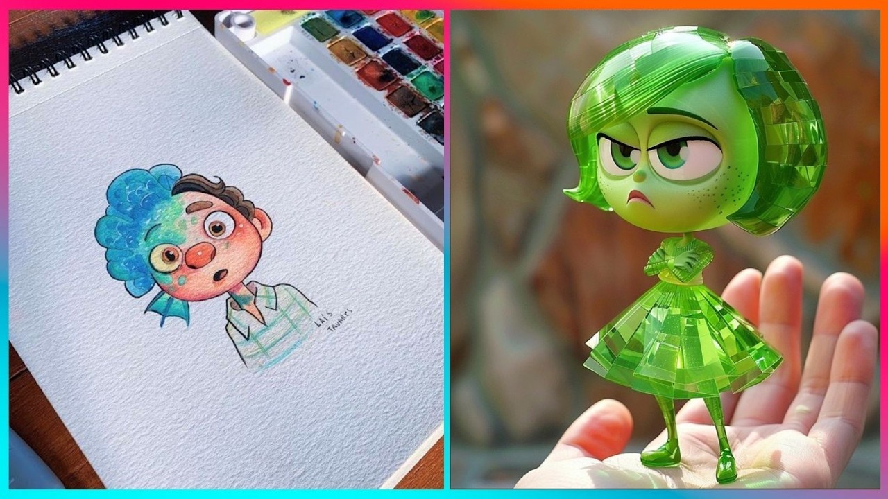 Удивительное Искусство Disney Pixar на Другом Уровне