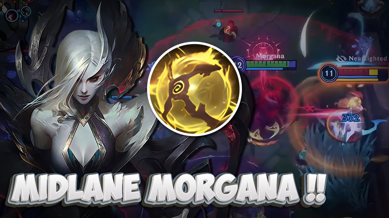 35% DAMAGE TOTAL !! Bandle Fantasy Coven Morgana Mid Lane Gameplay // Wild Rift (Build+Runes)