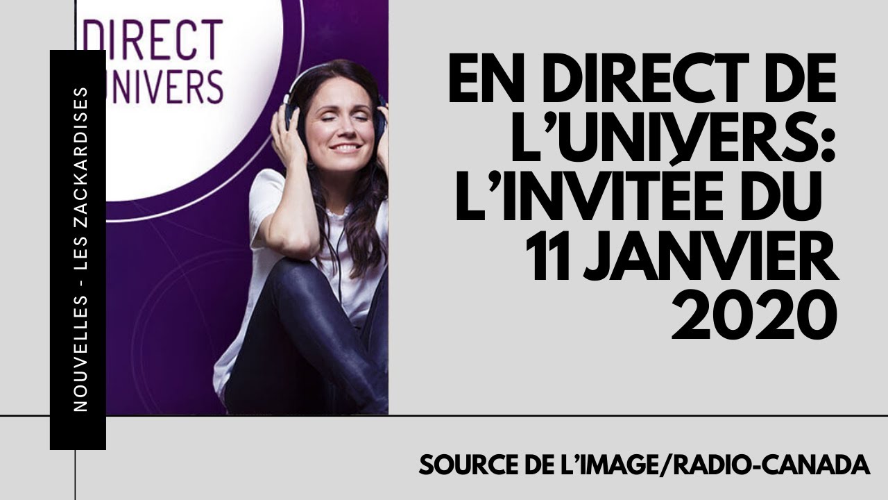 En direct de l'univers: Anne Dorval est l'invit&eacute;e du 11 janvier 2020