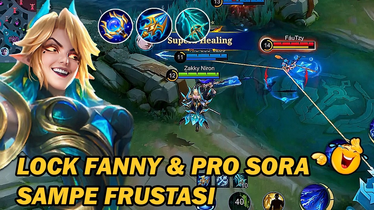 EUDORA MODE DENDAM!! LOCK FANNY MATI 10X & PRO SORA SI PALING JAGO SAMPE KESAL‼️- MLBB